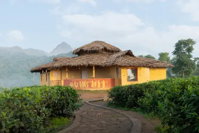 Mud House Handcrafted rustic mud house wayanad exterior at boCHE 1000 Acres resort