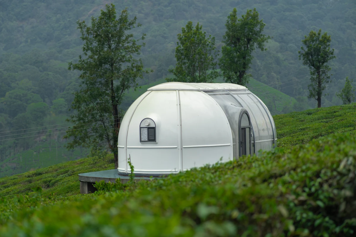 Sexy dome glamping room for couples, ideal for a stay in wayanad