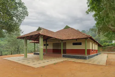 Fully equipped modern kitchen inside Mountain Residence, perfect for wayanad resort packages